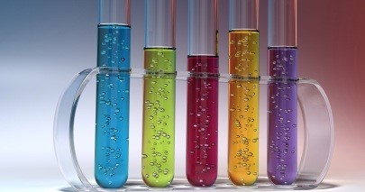 Products, G-Mark (glucuronides and sulfate salts): image of test tubes with varying colored liquids